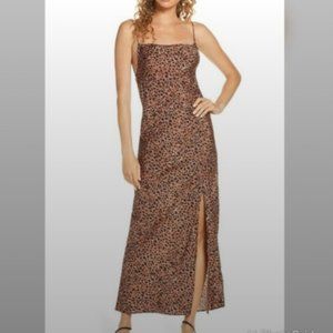 Billabong Love Bias Animal Print Maxi Dress